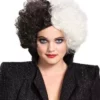 Disguise Adult Cruella Live Action Wig -Wonderful Halloween Costumes Shop cruella live action adult wig