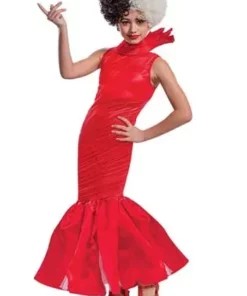 Disguise Cruella Red Dress Costume For Tweens