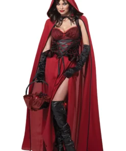 California Costume Collection Dark Sexy Red Riding Hood Costume For Women