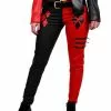 Bioworld Merchandising / Independent Sales DC Comics Cosplay Harley Quinn Leggings -Wonderful Halloween Costumes Shop dc comics harley quinn cosplay leggings