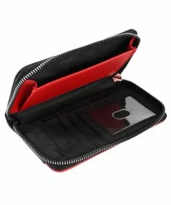 Bioworld Merchandising / Independent Sales DC Comics Harley Quinn Wristlet -Wonderful Halloween Costumes Shop dc comics harley quinn tech wristlet alt 3