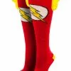 Bioworld Merchandising / Independent Sales DC Comics Flash Knee High Wing Socks -Wonderful Halloween Costumes Shop dc comics the flash knee high wing socks