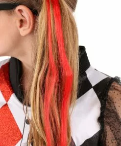 Rubies Costume Co. Inc DC Superhero Girls Deluxe Harley Quinn Costume -Wonderful Halloween Costumes Shop dc superhero deluxe harley quinn costume for girls alt 3