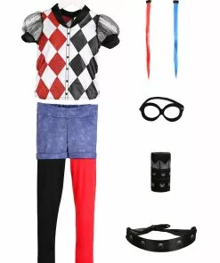 Rubies Costume Co. Inc DC Superhero Girls Deluxe Harley Quinn Costume -Wonderful Halloween Costumes Shop dc superhero girls deluxe harley quinn costume 1