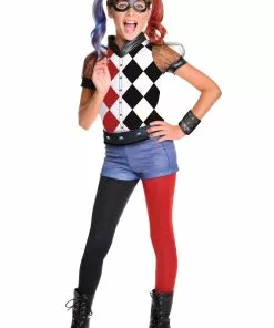 Rubies Costume Co. Inc DC Superhero Girls Deluxe Harley Quinn Costume