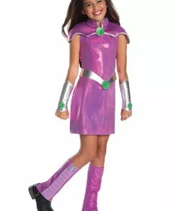 Rubies Costume Co. Inc Girls DC Superhero Girls Deluxe Starfire Costume