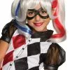 Rubies Costume Co. Inc DC Superhero Girls Harley Quinn Wig -Wonderful Halloween Costumes Shop dc superhero girls harley quinn wig