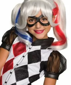 Rubies Costume Co. Inc DC Superhero Girls Harley Quinn Wig
