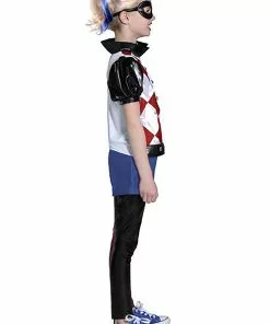 Princess Paradise DC Premium Harley Quinn Costume For Girls 5 Princess Paradise DC Premium Harley Quinn Costume For Girls -Wonderful Halloween Costumes Shop dc superhero girls premium harley quinn costume alt 2