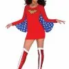 Rubies Costume Co. Inc Women's Wonder Woman DC Cape Dress Costume -Wonderful Halloween Costumes Shop dc womens wonder woman cape dress