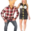 Rasta Imposta Deer In Headlights Couples Costume -Wonderful Halloween Costumes Shop deer in headlights couples costume set