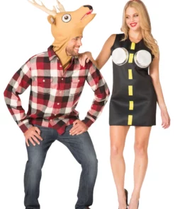 Rasta Imposta Deer In Headlights Couples Costume