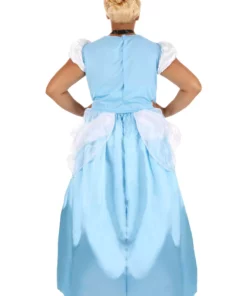 Disguise Plus Size Deluxe Cinderella Costume For Women -Wonderful Halloween Costumes Shop deluxe adult plus size cinderella costume alt 5