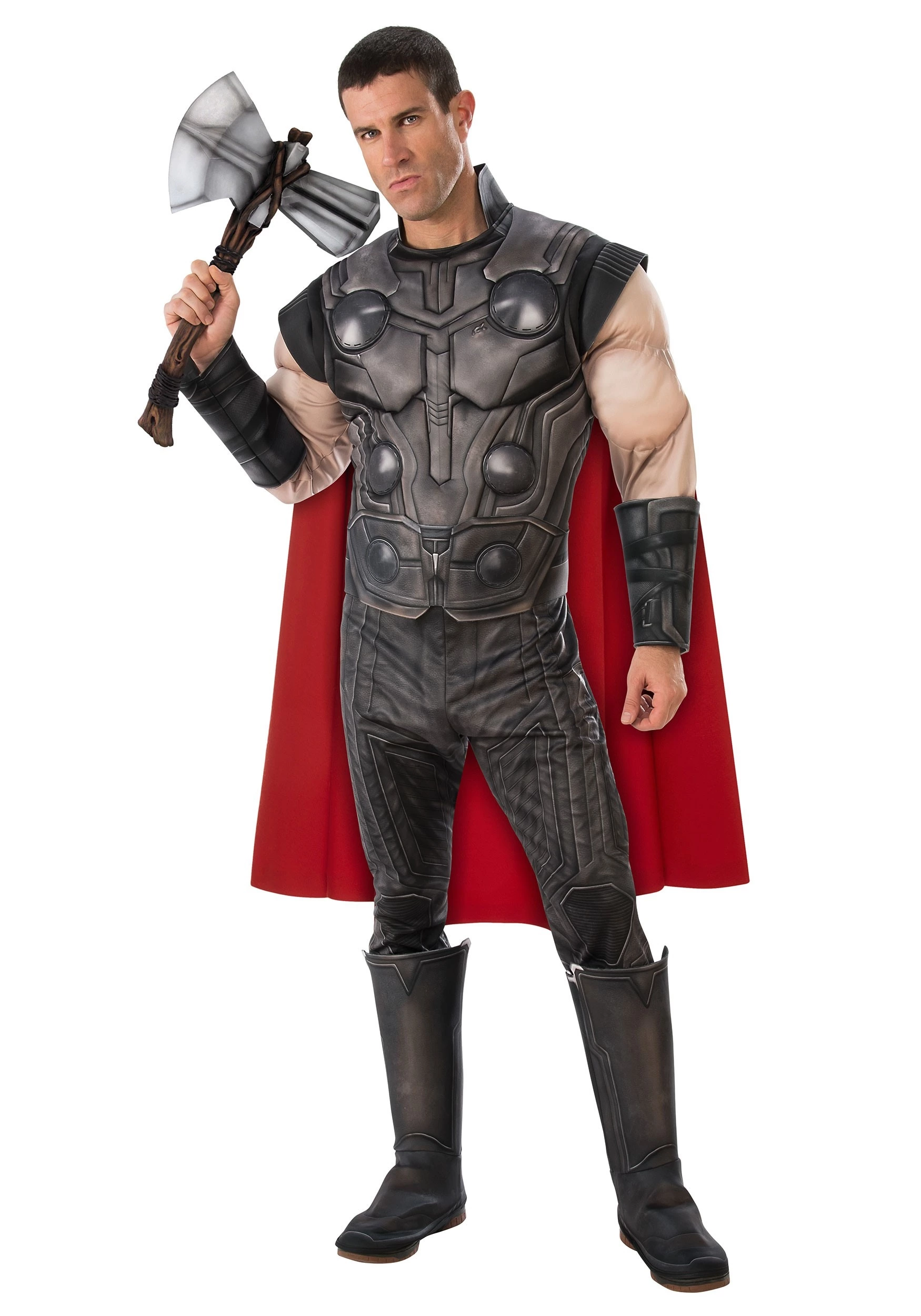 Rubies Costume Co. Inc Deluxe Marvel Avengers Endgame Men's Thor Costume 3 Rubies Costume Co. Inc Deluxe Marvel Avengers Endgame Men's Thor Costume