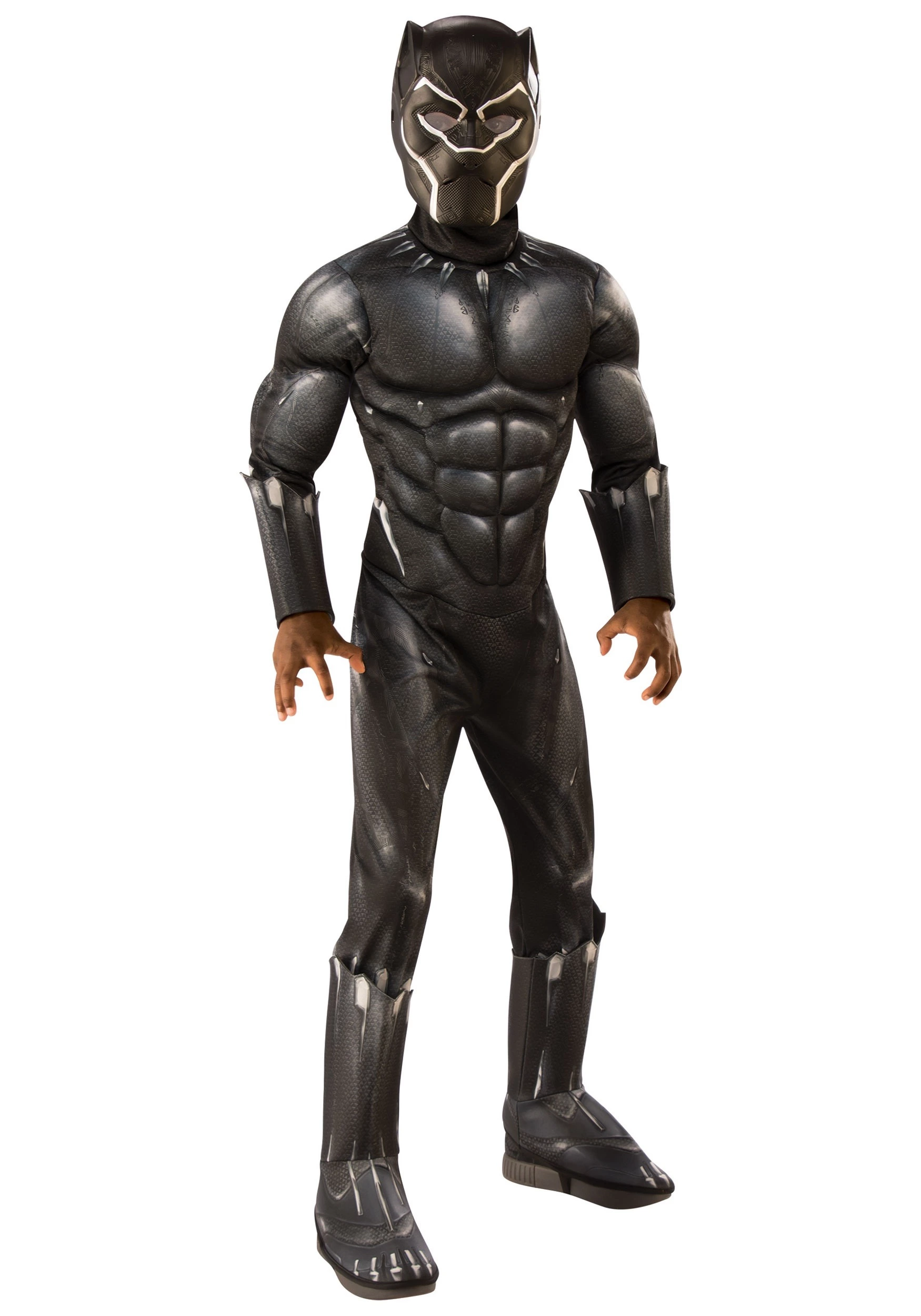 Rubies Costume Co. Inc Deluxe Black Panther Kid's Costume 3 Rubies Costume Co. Inc Deluxe Black Panther Kid's Costume