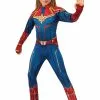 Rubies Costume Co. Inc Deluxe Kid's Captain Marvel Costume -Wonderful Halloween Costumes Shop deluxe captain marvel child costume update