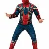 Rubies Costume Co. Inc Kid's Deluxe Iron Spider Avengers Endgame Costume -Wonderful Halloween Costumes Shop deluxe child iron spider avengers 4 costume