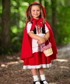 Fun Costumes Girls Deluxe Little Red Riding Hood Costume -Wonderful Halloween Costumes Shop deluxe child little red riding hood costume 1