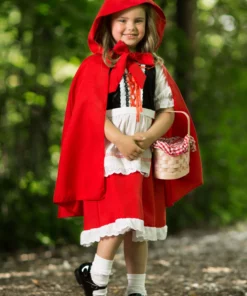 Fun Costumes Girls Deluxe Little Red Riding Hood Costume