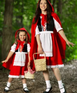 Fun Costumes Girls Deluxe Little Red Riding Hood Costume -Wonderful Halloween Costumes Shop deluxe child little red riding hood costume pair 2