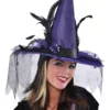 AMSCAN Deluxe Purple Witch Hat -Wonderful Halloween Costumes Shop deluxe purple witch hat