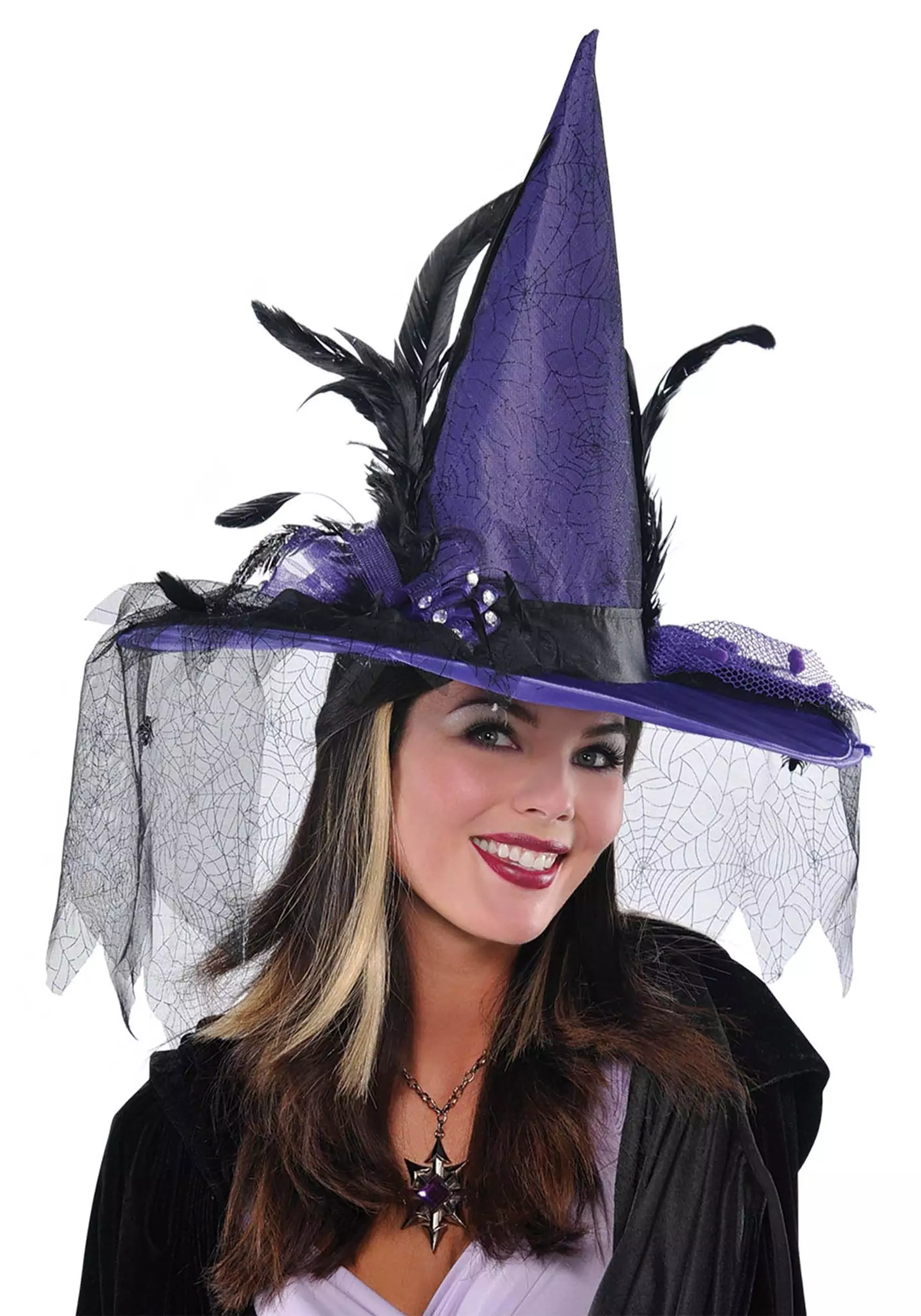 AMSCAN Deluxe Purple Witch Hat 3 AMSCAN Deluxe Purple Witch Hat