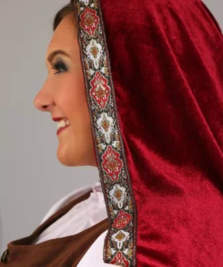 Fun Costumes Deluxe Red Riding Hood Plus Size Costume -Wonderful Halloween Costumes Shop deluxe red riding hood alt 5 1