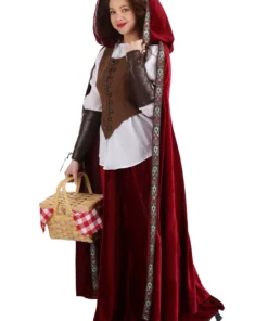 Fun Costumes Deluxe Red Riding Hood Costume -Wonderful Halloween Costumes Shop deluxe red riding hood alt 6