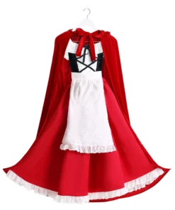 Fun Costumes Deluxe Red Riding Hood Girl's Costume -Wonderful Halloween Costumes Shop deluxe red riding hood childs costume alt4