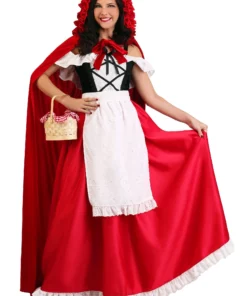 Fun Costumes Women's Plus Size Deluxe Red Riding Hood Costume