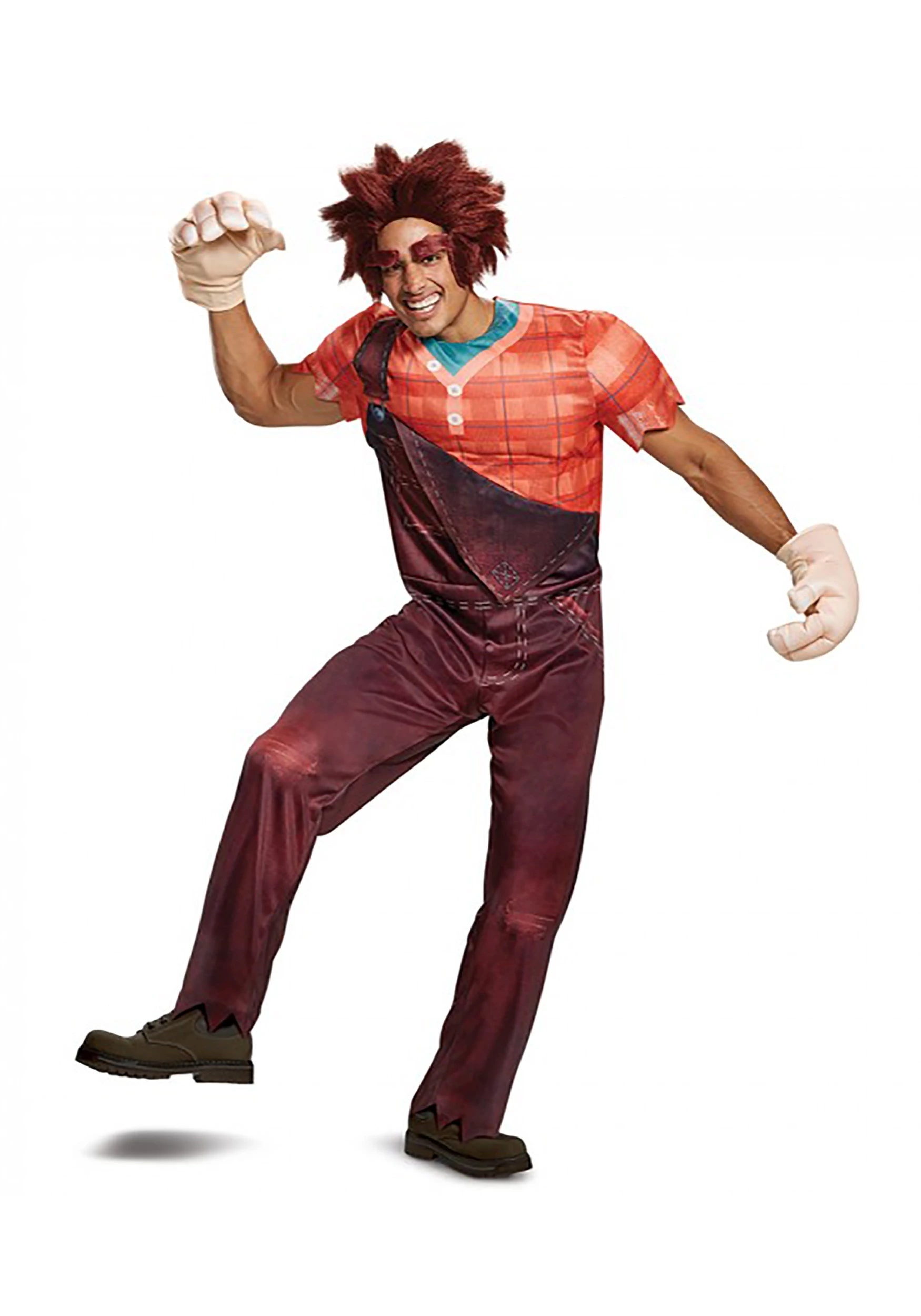 Disguise Men's Deluxe Wreck It Ralph 2 Ralph Costume 3 Disguise Men's Deluxe Wreck It Ralph 2 Ralph Costume