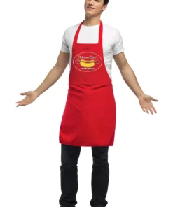 Morris Costumes Dirty Hot Dog Red Apron