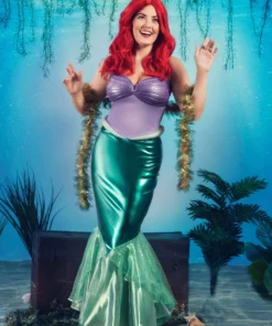 Disguise Limited Deluxe Disney Little Mermaid Ariel Women's Costume 9 Disguise Limited Deluxe Disney Little Mermaid Ariel Women's Costume -Wonderful Halloween Costumes Shop disney little mermaid ariel deluxe adult costume alt 1