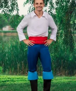 Disguise Limited Disney Prince Eric Deluxe Mens Costume -Wonderful Halloween Costumes Shop disney prince eric deluxe adult costume alt 1