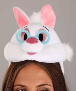 Elope Disney Plush White Rabbit Headband & Tail Kit -Wonderful Halloween Costumes Shop disney white rabbit plush headband tail kit alt 2