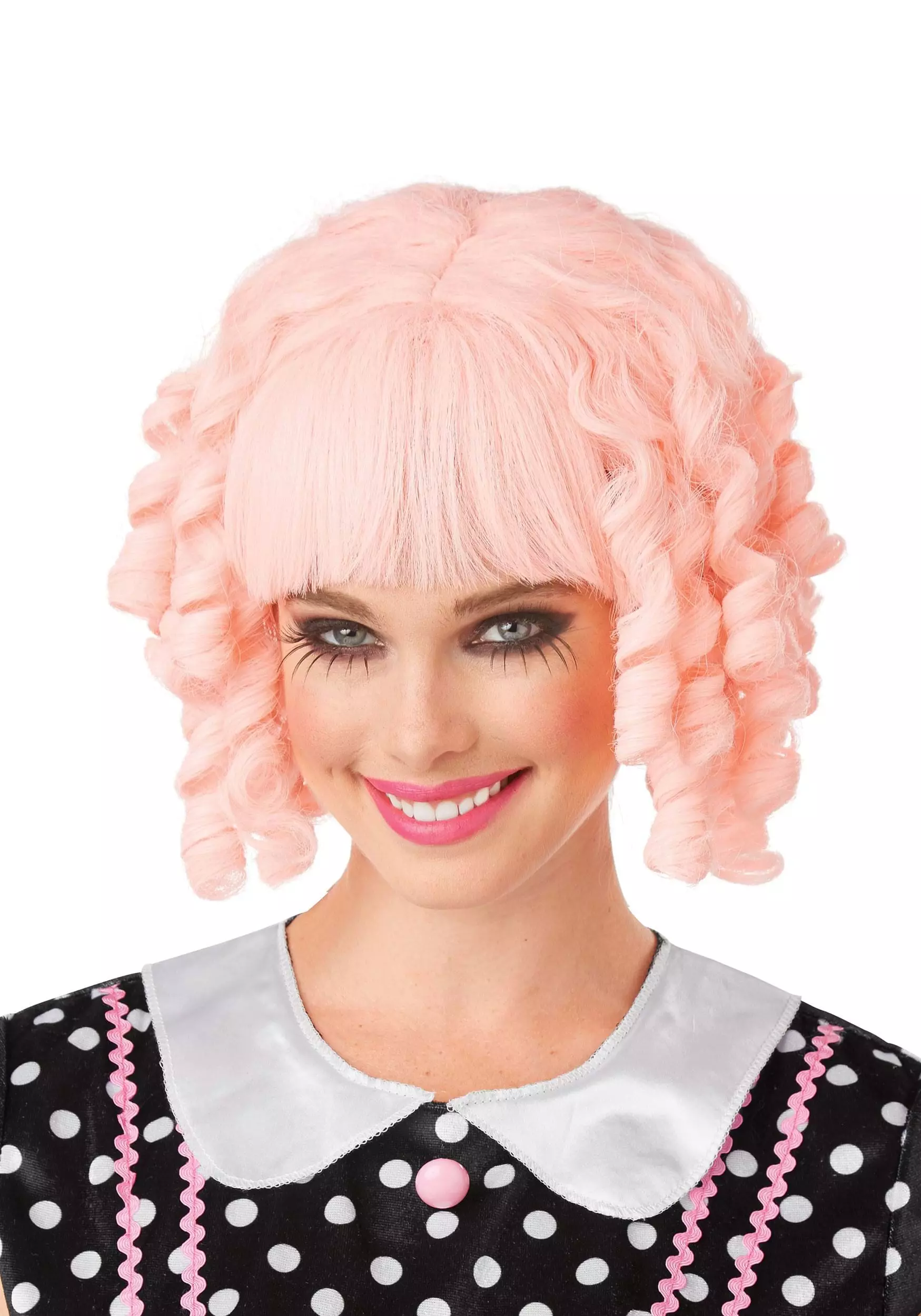 Seasons (HK) Ltd. Light Pink Doll Wig Accessory 3 Seasons (HK) Ltd. Light Pink Doll Wig Accessory