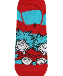 Elope Adult Dr. Seuss No Show Sock 5 Pair Set -Wonderful Halloween Costumes Shop dr seuss adult 5 pair no show sock set alt 4