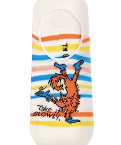 Elope Adult Dr. Seuss No Show Sock 5 Pair Set -Wonderful Halloween Costumes Shop dr seuss adult 5 pair no show sock set alt 5