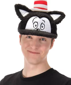 Elope Dr. Seuss Cat In The Hat Fuzzy Adult Cap 12 Elope Dr. Seuss Cat In The Hat Fuzzy Adult Cap -Wonderful Halloween Costumes Shop dr seuss cat in the hat fuzzy cap alt 2