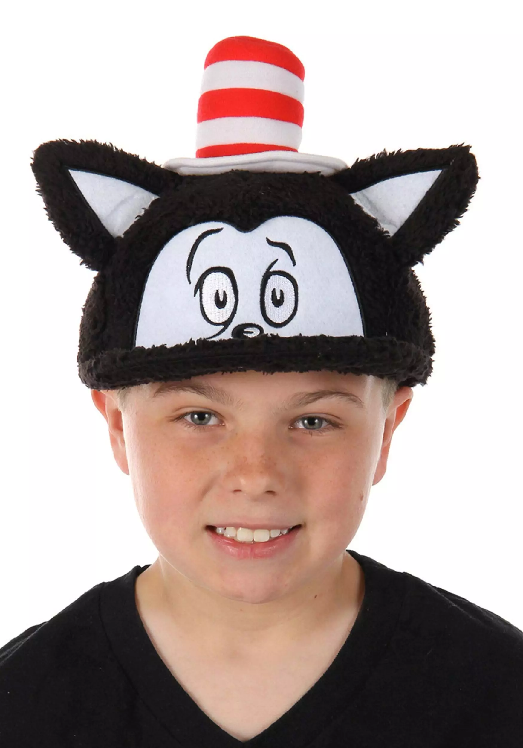 Elope Dr. Seuss Cat In The Hat Fuzzy Adult Cap 6 Elope Dr. Seuss Cat In The Hat Fuzzy Adult Cap - Image 4