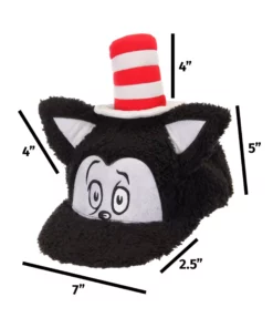 Elope Dr. Seuss Cat In The Hat Fuzzy Adult Cap 16 Elope Dr. Seuss Cat In The Hat Fuzzy Adult Cap -Wonderful Halloween Costumes Shop dr seuss cat in the hat fuzzy cap alt 6