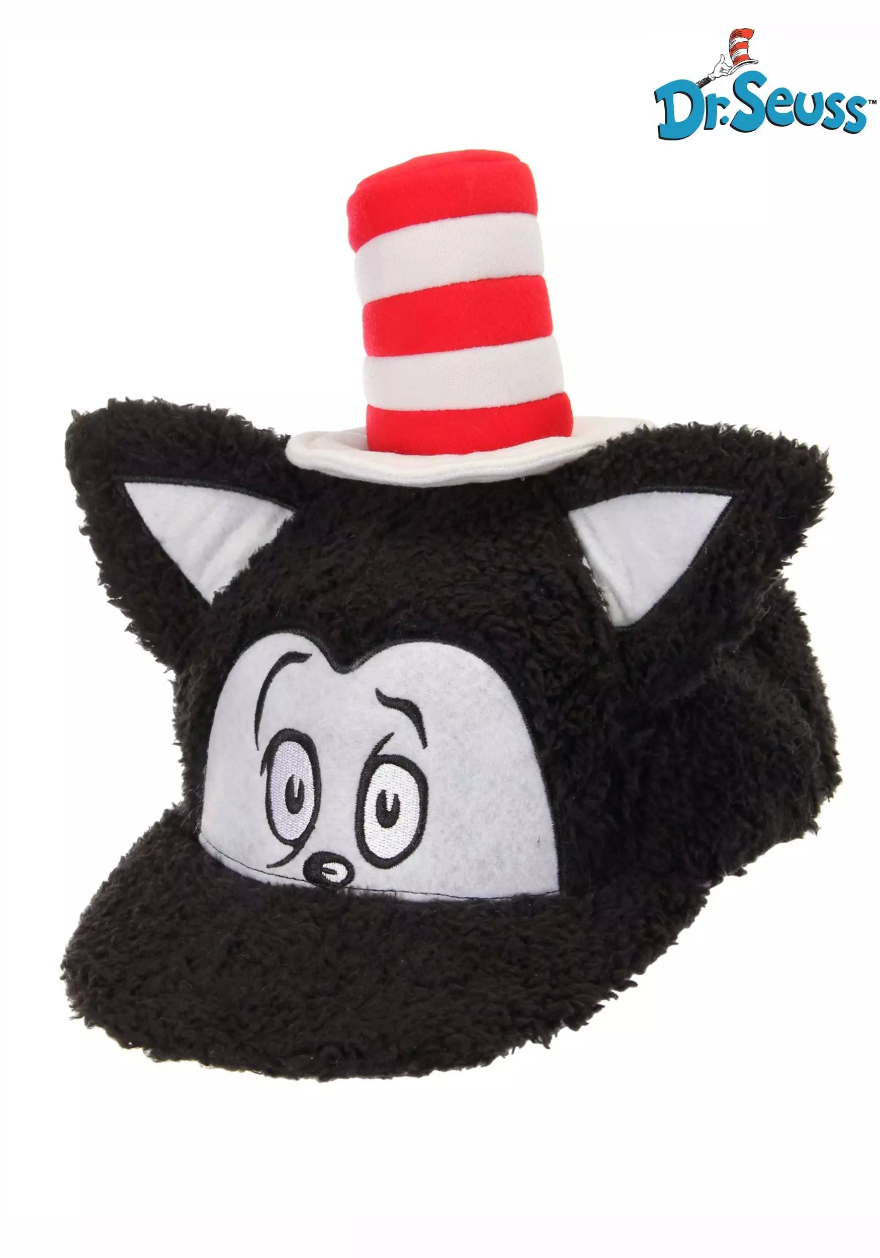Elope Dr. Seuss Cat In The Hat Fuzzy Adult Cap 3 Elope Dr. Seuss Cat In The Hat Fuzzy Adult Cap