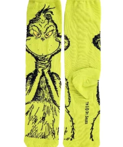 Elope Adult Dr. Seuss Characters Crew Sock 3 Pair Set 12 Elope Adult Dr. Seuss Characters Crew Sock 3 Pair Set -Wonderful Halloween Costumes Shop dr seuss characters adult crew socks 3 pack alt 4