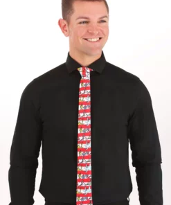 Elope Dr. Seuss Characters & Stripes Necktie -Wonderful Halloween Costumes Shop dr seuss characters stripes necktie alt 1