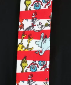 Elope Dr. Seuss Characters & Stripes Necktie -Wonderful Halloween Costumes Shop dr seuss characters stripes necktie alt 3