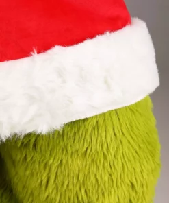 Elope Dr. Seuss Grinch Santa Plus Size Open Face Costume -Wonderful Halloween Costumes Shop dr seuss plus size grinch santa open face costume alt 2