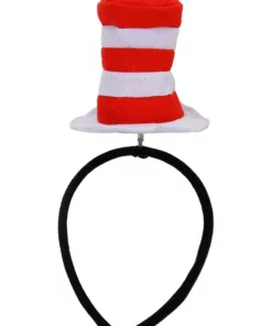 Elope Dr. Seuss The Cat In The Hat Spring Headband Accessory -Wonderful Halloween Costumes Shop dr seuss the cat in the hat spring headband alt 2