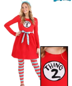 Elope Dr. Seuss Thing 1 & 2 Costume For Women