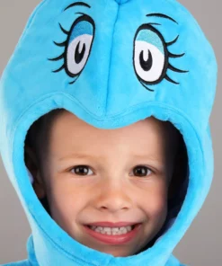 Elope Dr. Seuss Blue Fish Costume For Toddlers -Wonderful Halloween Costumes Shop dr seuss toddler blue fish costume alt 2