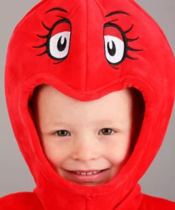 Elope Dr. Seuss Red Fish Costume For Toddlers -Wonderful Halloween Costumes Shop dr seuss toddler red fish costume alt 3